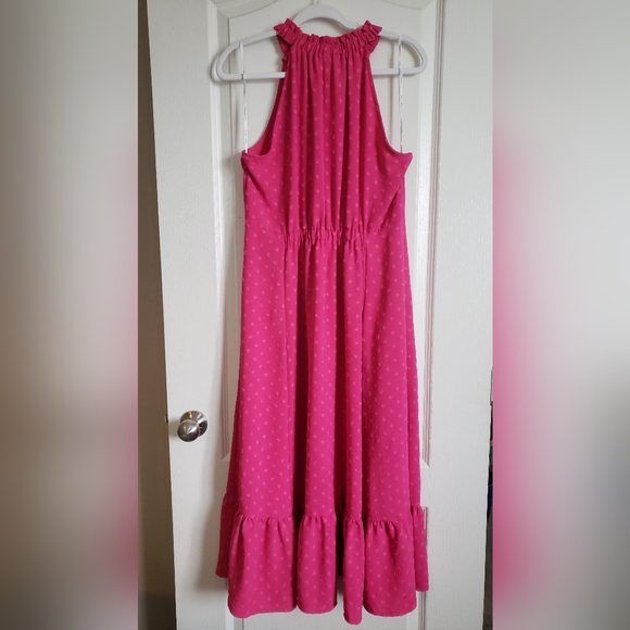 EMMA & MICHEL PINK MAXI DRESS. Size Medium. - Picture 2 of 4